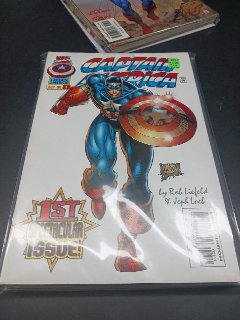 Captain America Vol 2 comic books #1-13 + #1 variant complete set