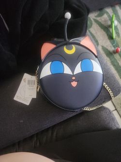 Pretty Guardian Sailor Moon Luna-P Ball Figural Crossbody Bag With Chase Variant