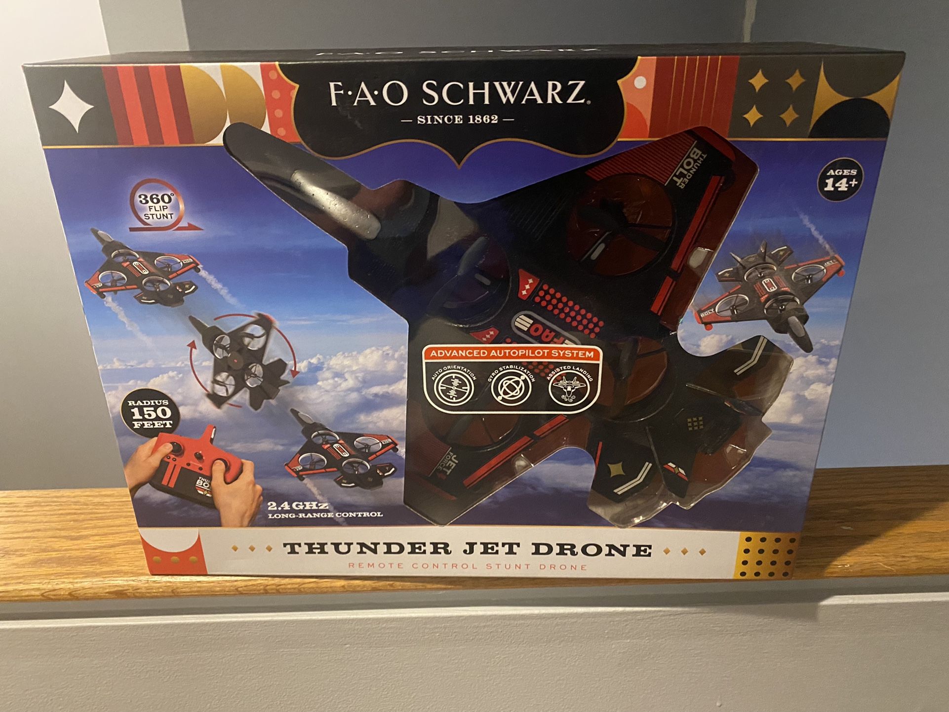 Fao Schwartz Thunder Jet Drone Brand New Never Opened
