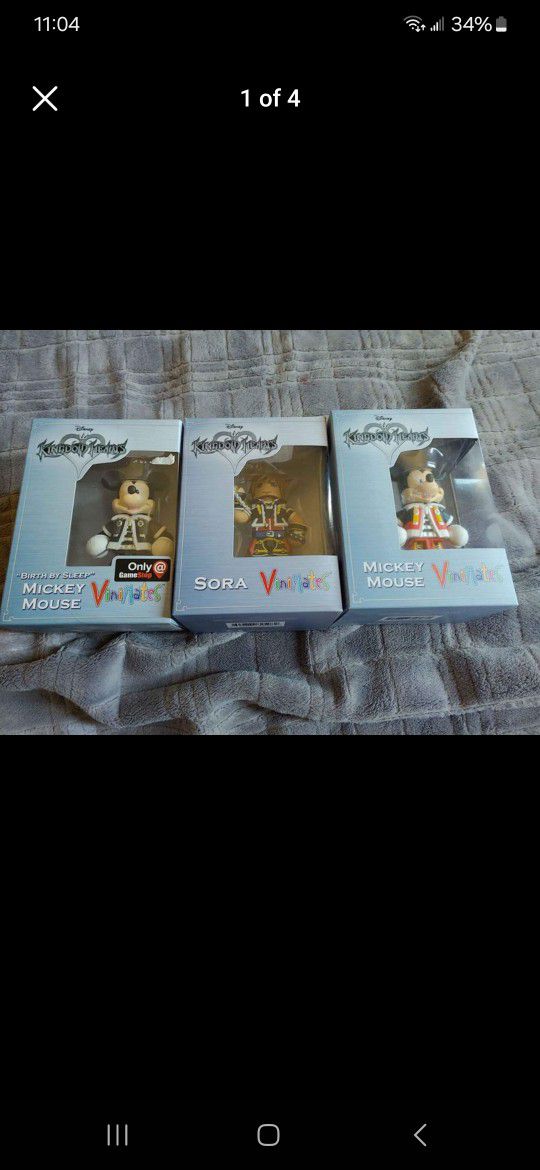 Kingdom Hearts Vinyl Figurines
