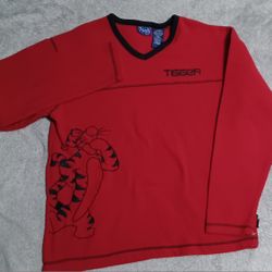 Women's Size Small Medium Tigger Winnie The Pooh Stitched Sweatshirt