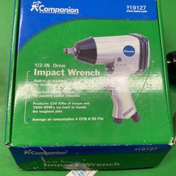 Companion 1/2 Inch Drive Impact Wrench