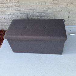 Folding Storage Ottoman