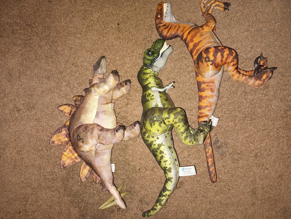 Jurassic Park The Lost World Plushies