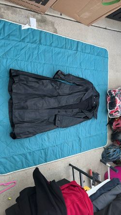 Leather Coat Size 9-10 Woman 
