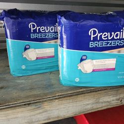 2 Packs  PREVAIL Breezers Size XL