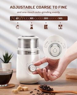 Shardor - Molinillo eléctrico de cuchillas súper silenciosas / Super Silent Blade Electric Grinder