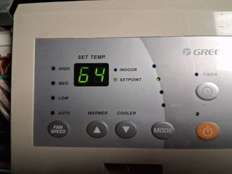 Gree ac unit and heat as well
