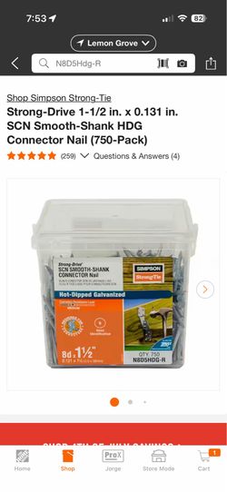 Galvanized nails