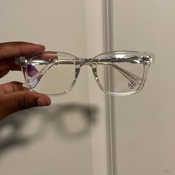 Chrome heart glasses