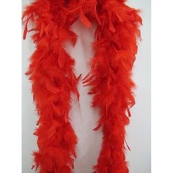 Halloween Costume Accessory  Red Boa for Flapper Costume