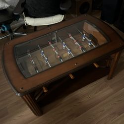 Foosball Coffee Table With Stools