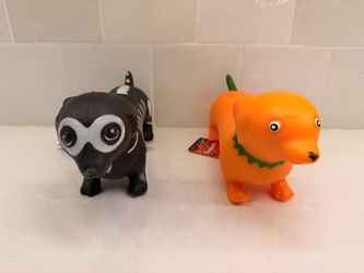 Halloween Squeezy Dogs Skeleton Dog Pumpkin Dog