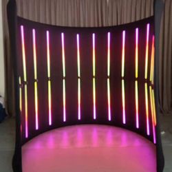 10 feet 360 photobooth Backdrop With Led Lights Controllable