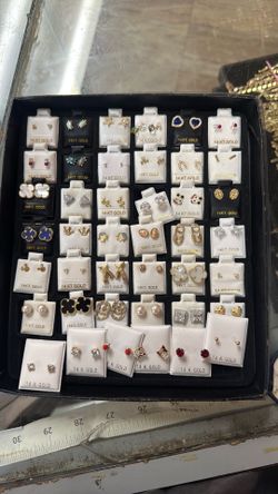 14K Gold Earrings – $50–$250