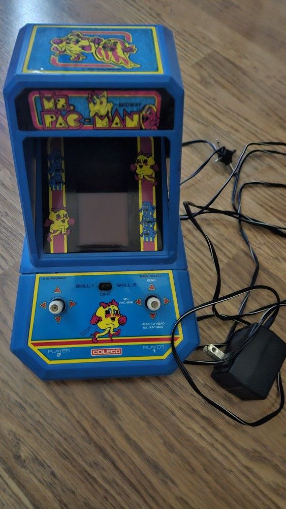 Coleco Ms. Pac-Man Mini Arcade Game