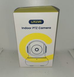 Litcom Indoor PTZ Camera is a Wi-Fi-connected smart camera for home monitoring