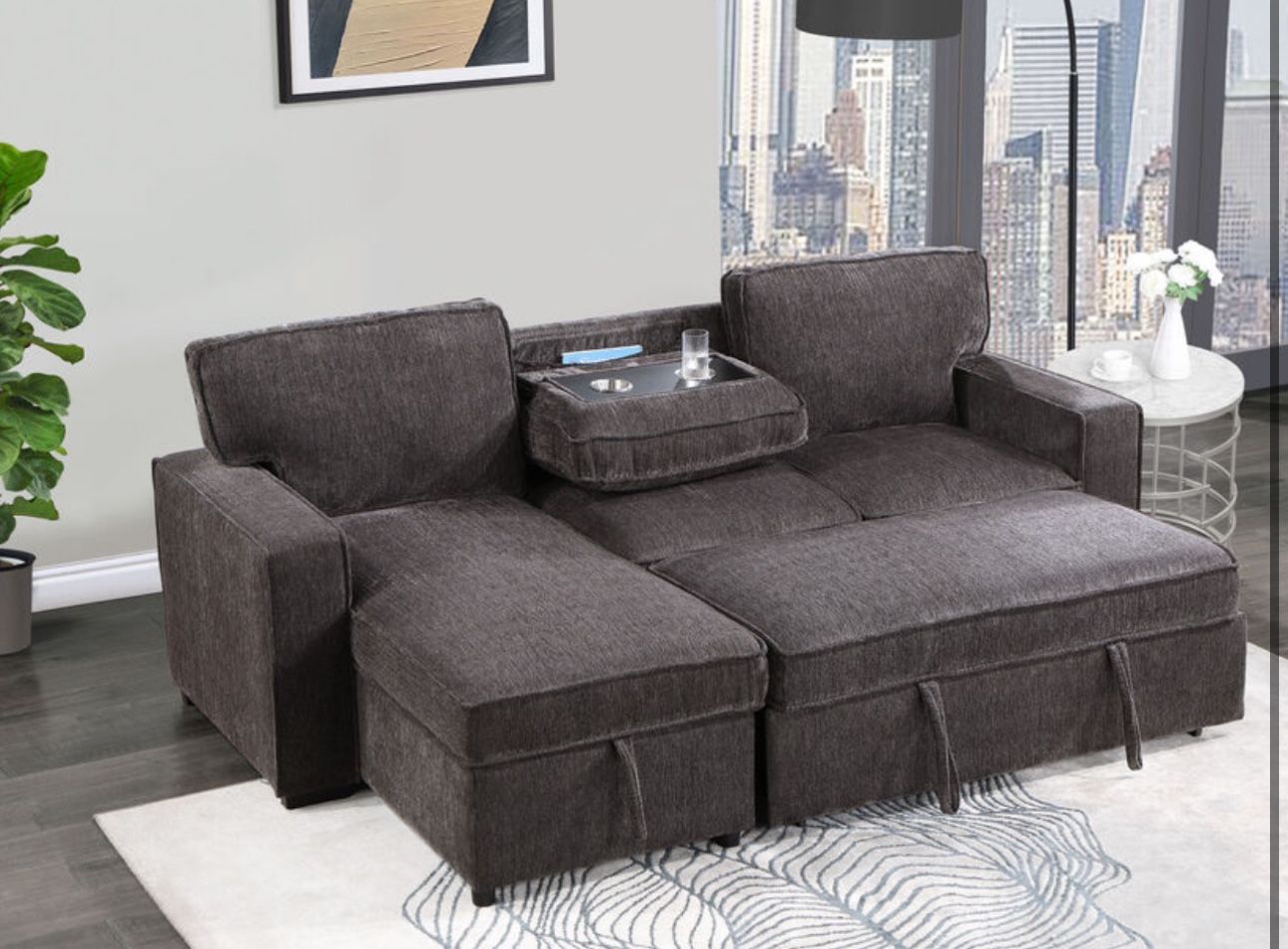 Contemporary Pull Out Sofa Bed. NO CREDIT NEEDED Financing Available!!