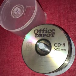 Office Depot Blank Recordable CD 50 Pack 700MB 80 minutes