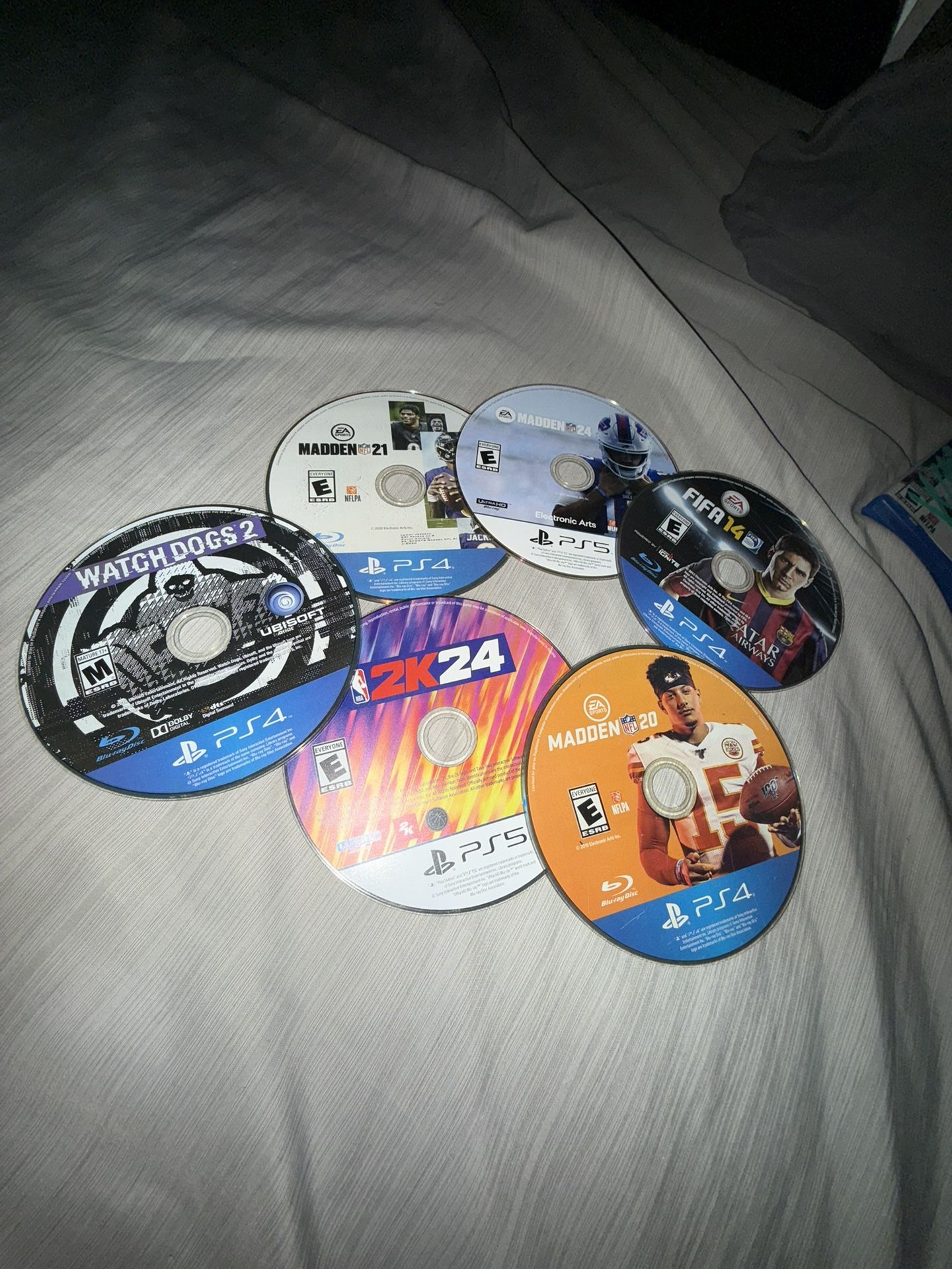 Old Games PS4/ps5 25 For All Or 5 Each