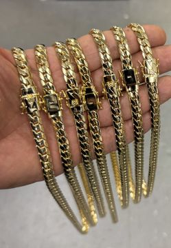 New💥5mm Miami cuban flat and close solid links(not open)necklace✅