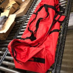 XXL Long Red Duffle Bag with Wheels *NEW*