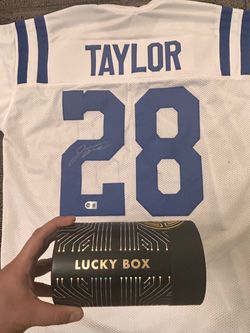 Jonathon Taylor Autographed Jersey Colts with COA