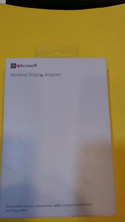 Microsoft wirless display adapter