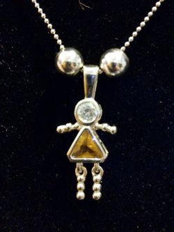 Birthstone Baby Pendant