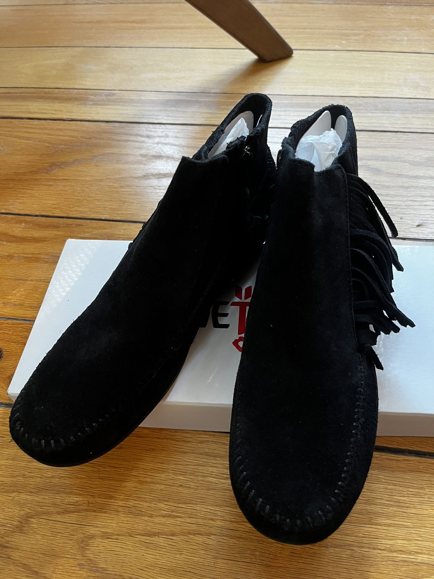 Black Booties Size 10