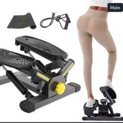 Twist Stepper with Resistance Bands, Stepper Machine with 300LBS Weight Capacity