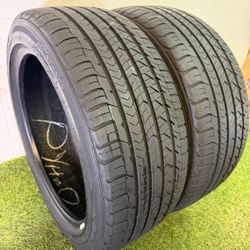 V228  235 45 18 94V  Goodyear  Eagle Sport  2 Used Tires 70%-80% Life  