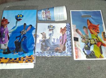 Zootopia Party Supplies each Bundle $20