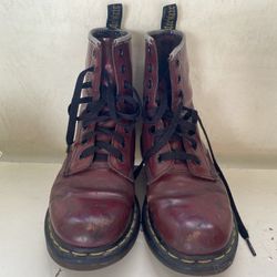 Red Doc Martens Size 6.5