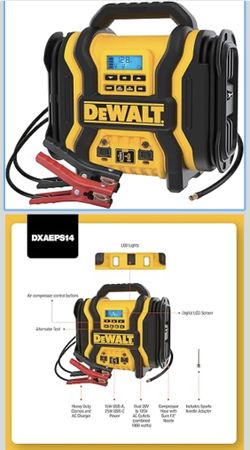 DEWALT DXAEPS14-Type2 2000 Peak Battery Amp 12V Automotive Battery Booster Jump Starter