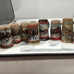 Budweiser collectible mugs