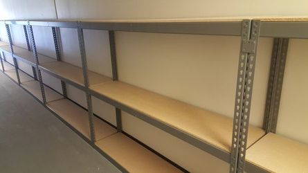 Industrial Shelving 72 in W x 18 in D Boltless Storage Office 3 Tier Warehouse Shelves Garage Storage Racks Delivery Available