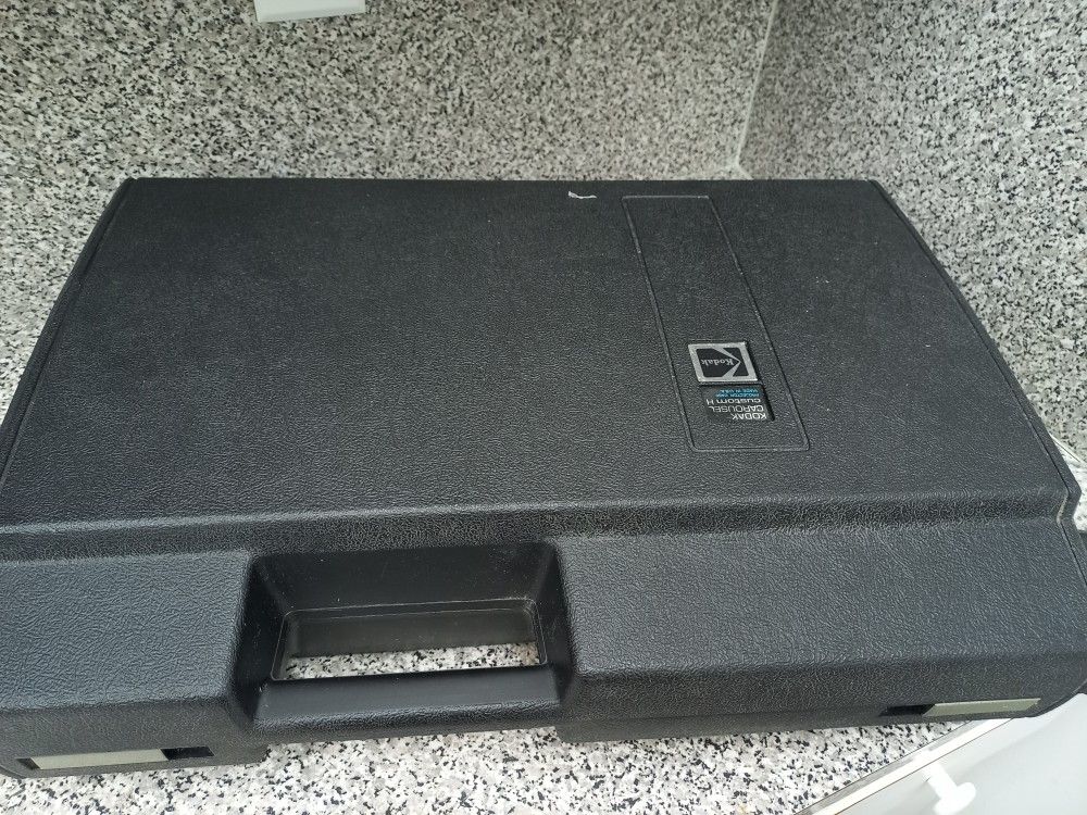 Kodak Carousel Custom 860H Projector Remote Lens Lamp Hard Case Stack