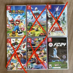 nintendo switch games (read description)