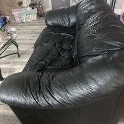 Very Comfy Leather Couch