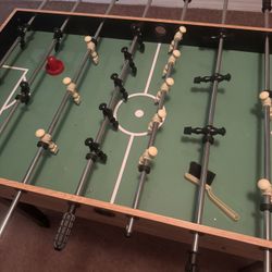 Mini Foosball And Pool Table 
