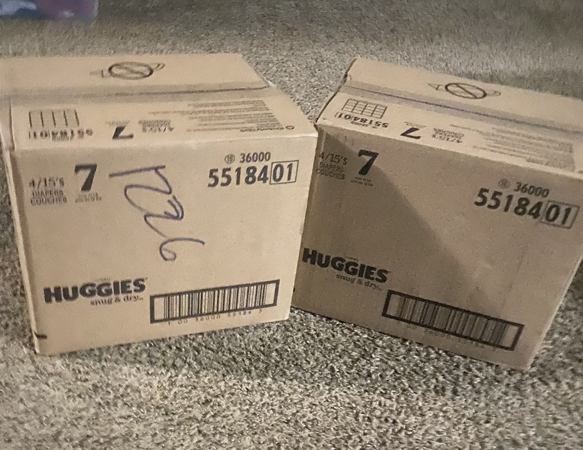 Huggies Snug N Dry  Size 7