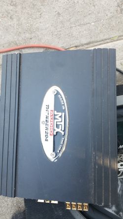 MTX AUDIO THUNDER 204 AMPLIFIER and SPEAKER SONY