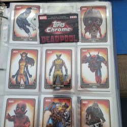 2025 Deadpool Topps Chrome Lot
