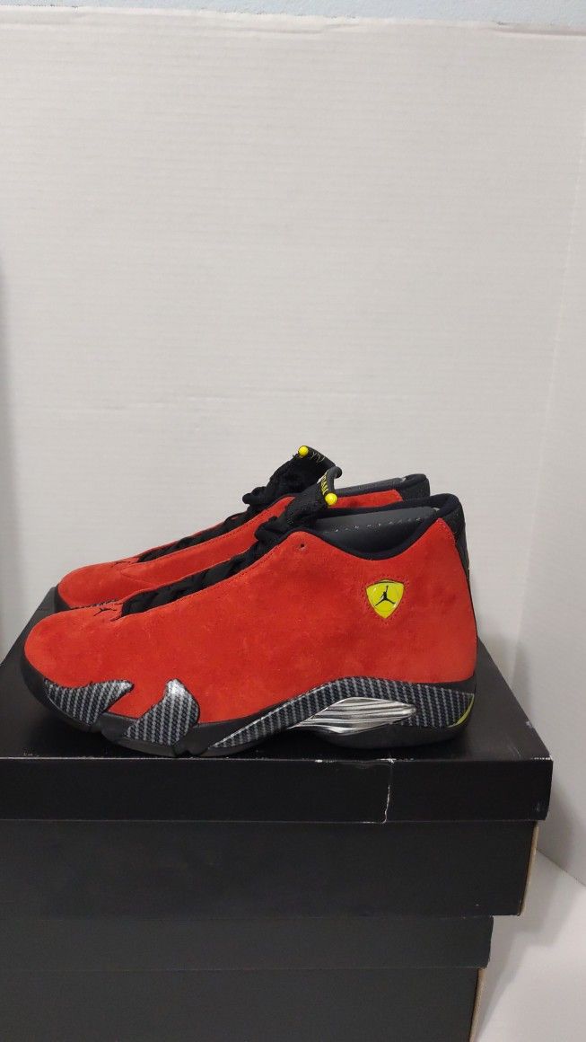 Nike Jordan 14 XIV Retro Ferrari Challenge Red