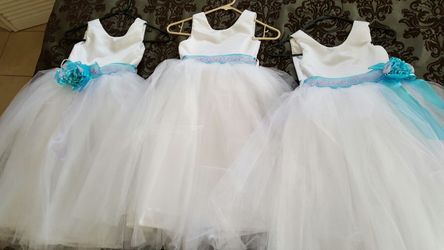 3 flower girl dresses