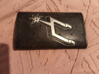 SPURS LEATHER WALLET $25