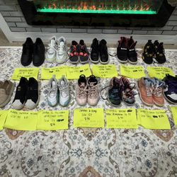 MOSTLY kids SHOES!!! Jordan, Nike, Lebron, Kyrie, Adidas And More
