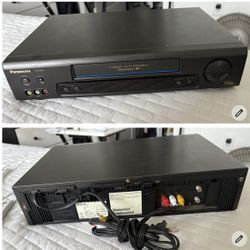 Panasonic 4-Head VHS - Black- Model PV 76655