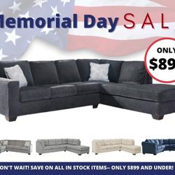 Sectionals Starting @ $899 $1 Down No Credit Check Financing 